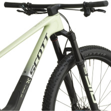 Scott Spark RC Team 2027. Bicicleta MTB XC. Cream Green / Carbon Black