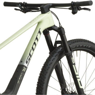 Scott Spark RC Team 2027. Bicicleta MTB XC. Cream Green / Carbon Black