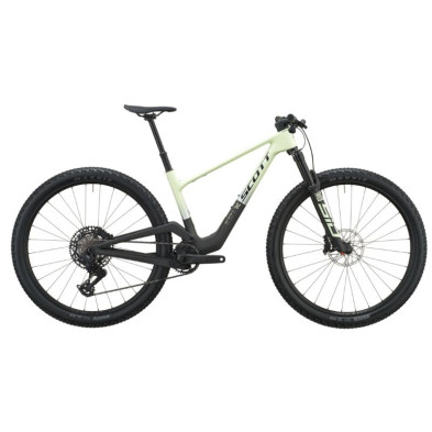 Scott Spark RC Team 2027. Bicicleta MTB XC. Cream Green / Carbon Black