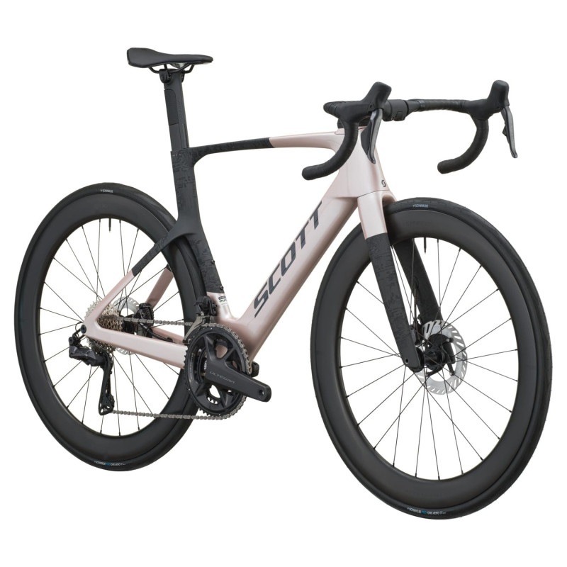 Scott Foil RC 10 2027. Bicicleta carretera. Champagne Pink / Carbon Black