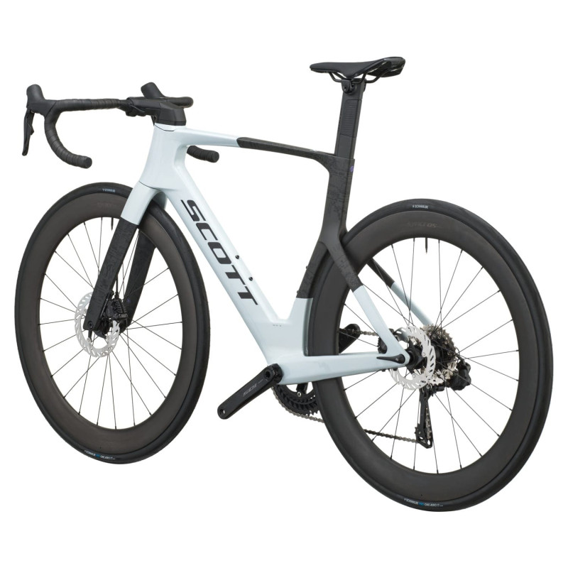 Scott Foil RC 20 2027. Bicicleta carretera. Cumulus White / Carbon Black