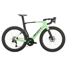 Scott Foil RC 20 2027. Bicicleta carretera. Paradise Green / Carbon Black