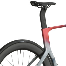 Scott Foil RC TRI 2027. Bicicleta triatlón. Narwal Grey / Gloaming Orange