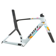 Set Cuadro Scott Foil RC Team Replica 2027. Team Clear
