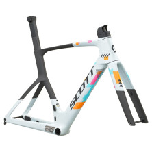 Set Cuadro Scott Foil RC Team Replica 2027. Team Clear