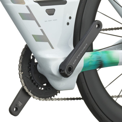 Scott Plasma RC Pro 2027. Bicicleta triatlón. Cumulus White / Viper Green