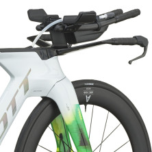 Scott Plasma RC Pro 2027. Bicicleta triatlón. Cumulus White / Viper Green