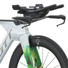 Scott Plasma RC Pro 2027. Bicicleta triatlón. Cumulus White / Viper Green