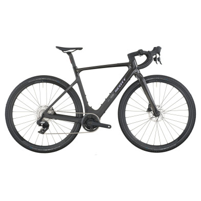 Scott Solace Gravel 30 2027. E-bike gravel. Carbon Black