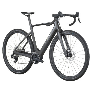 Scott Solace Gravel 30 2027. E-bike gravel. Carbon Black