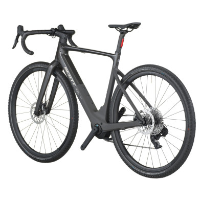 Scott Solace Gravel 30 2027. E-bike gravel. Carbon Black