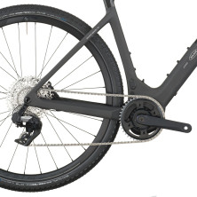 Scott Solace Gravel 30 2027. E-bike gravel. Carbon Black