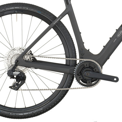 Scott Solace Gravel 30 2027. E-bike gravel. Carbon Black