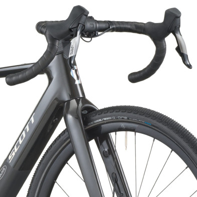Scott Solace Gravel 30 2027. E-bike gravel. Carbon Black
