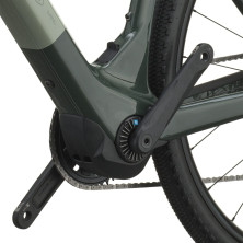 Scott Solace Gravel 30 2027. E-bike gravel. Cream Green / Grove Green