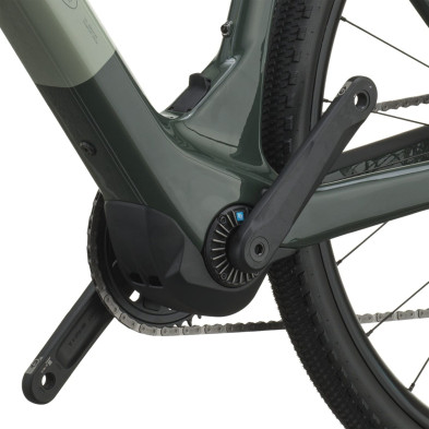 Scott Solace Gravel 30 2027. E-bike gravel. Cream Green / Grove Green