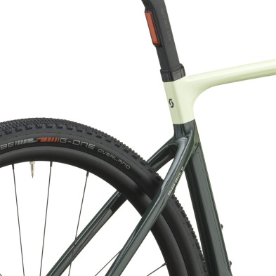 Scott Solace Gravel 30 2027. E-bike gravel. Cream Green / Grove Green