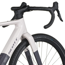Scott Solace Gravel 30 2027. E-bike gravel. Mineral Pink / Flint Purple