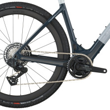 Scott Solace Gravel 20 2027. E-bike gravel. Squid Blue / Beluga Grey
