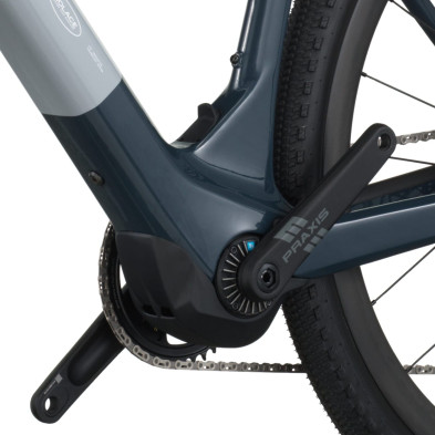 Scott Solace Gravel 20 2027. E-bike gravel. Squid Blue / Beluga Grey