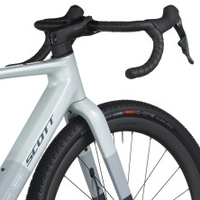 Scott Solace Gravel 20 2027. E-bike gravel. Squid Blue / Beluga Grey