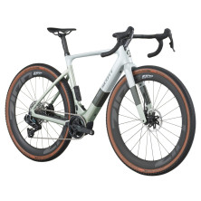 Scott Solace Gravel 10 2027. E-bike gravel. Pale Green / Beluga Grey