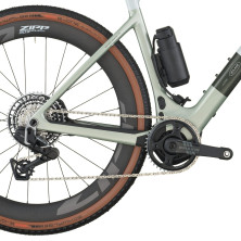 Scott Solace Gravel 10 2027. E-bike gravel. Pale Green / Beluga Grey