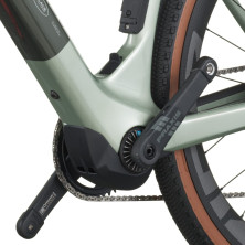 Scott Solace Gravel 10 2027. E-bike gravel. Pale Green / Beluga Grey